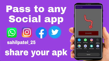 Share your apk on  Social Media app:  Using Explicit Intent in android studio