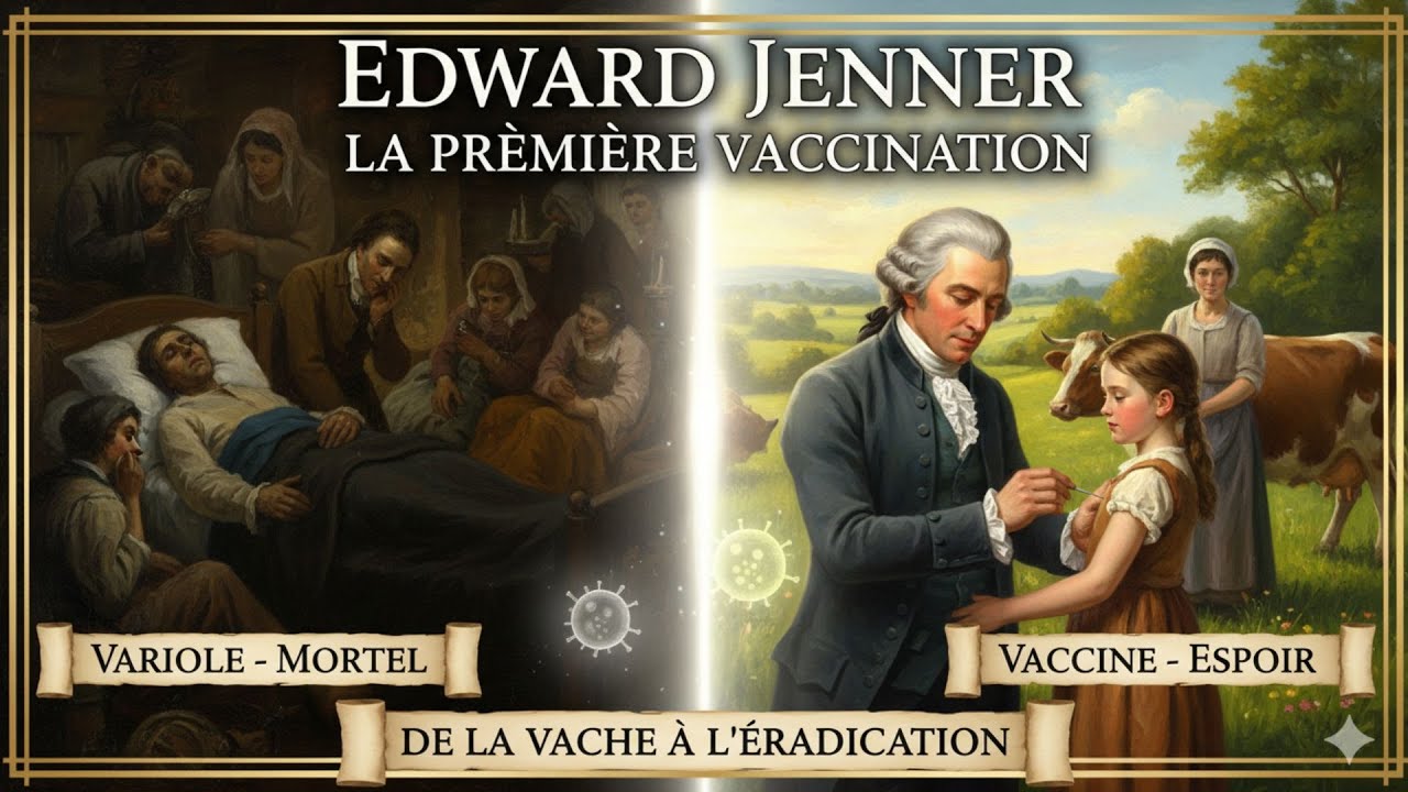 Edward Jenner — la première vaccination : de la vaccine à l’éradication de la variole