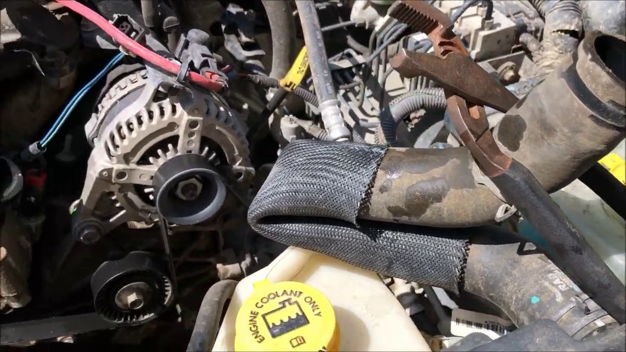 Replacing a Thermostat and Housing on 3.8L Jeep Wrangler JK - YouTube