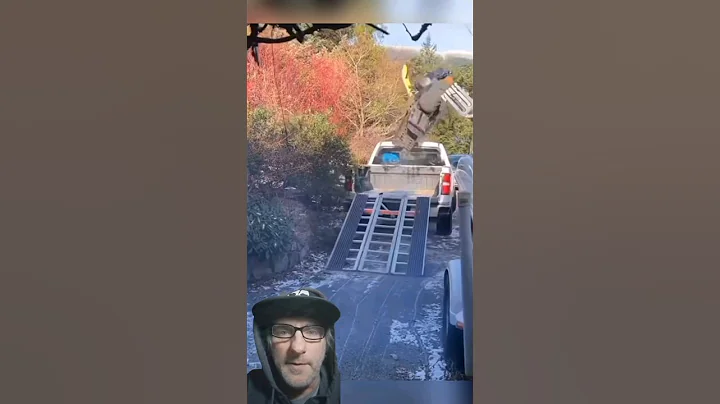 WATCH!! Snowmobile Load FAIL!!😳🤬 #shorts #fyp #follow