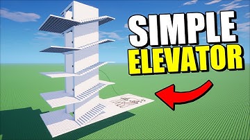 I Built a Simple Multi Floor Elevator in Brickadia!