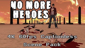 No More Heroes 1 SCENE PACK Part 3 [60FPS 4K CAPTIONLESS]