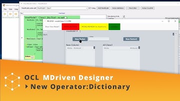 MDriven Designer | New OCL Operator: Dictionary