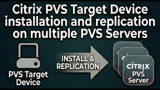 Citrix PVS Target Device installation and replication on multiple PVS Servers