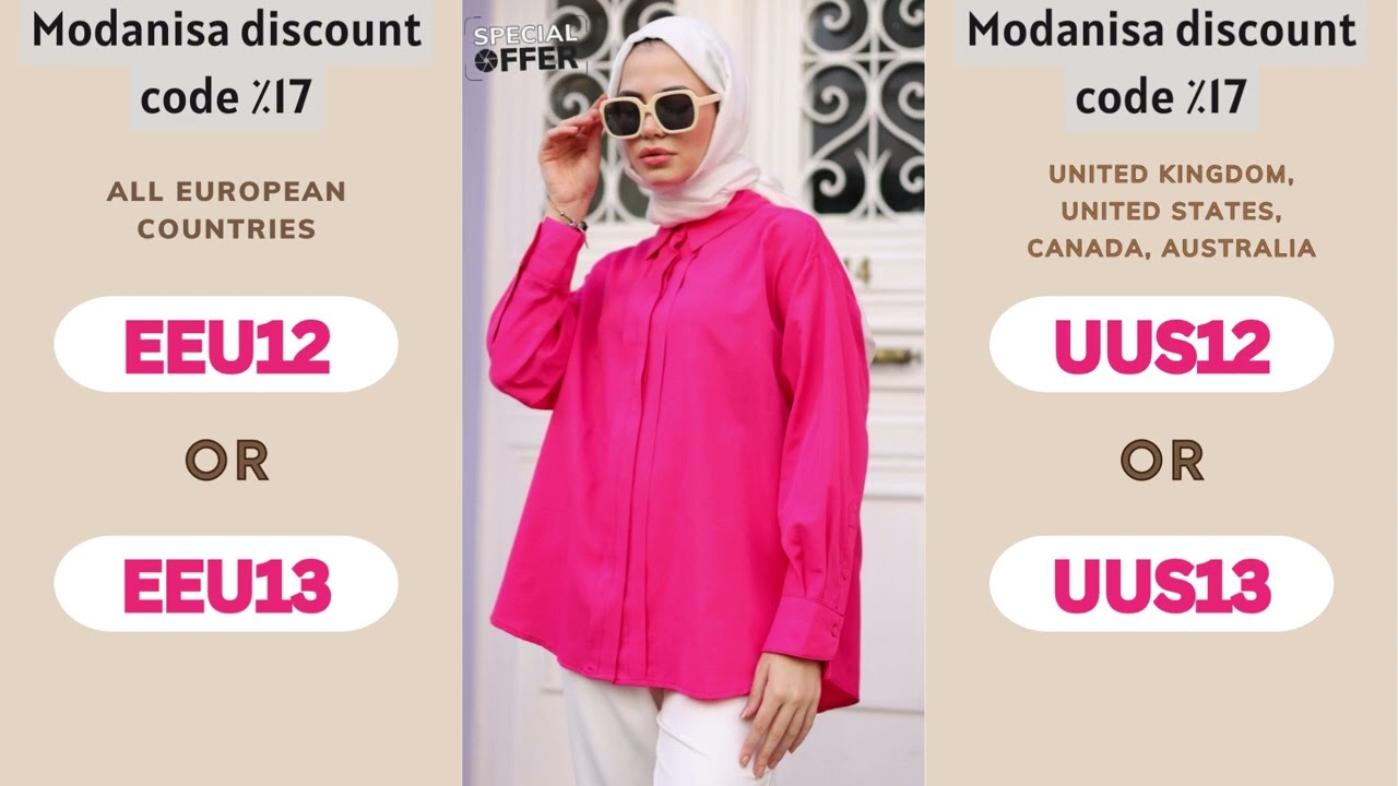 Modanisa Promo Code | Exclusive European Offer: 17% Discount!