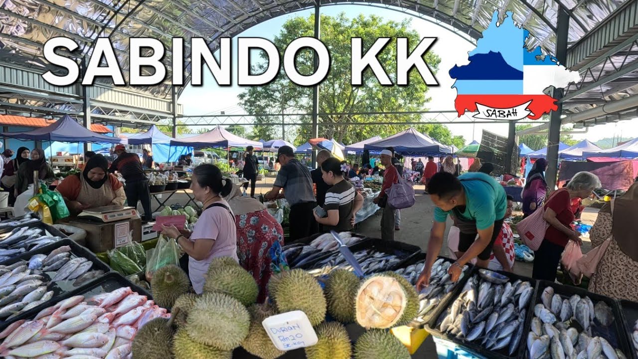 SABAH INDONESIA (SABINDO)TAMU🛑ANTARA PASAR YANG MESTI KUNJUNGI DI KOTA KINABALU‼️