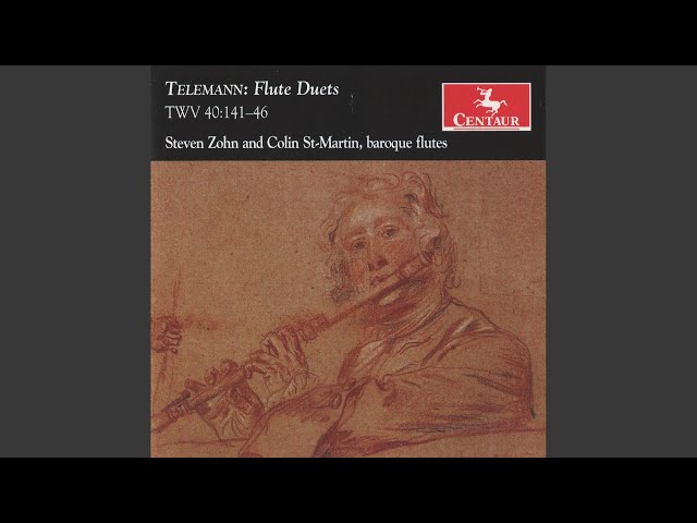 Sonata for 2 Flutes in A Major, TWV 40:144: I. Pomposo