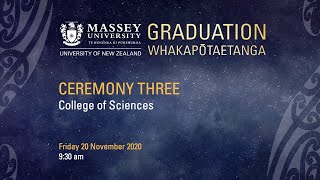 Graduation November 2020 - Manawatū - Ceremony 3 | Massey University
