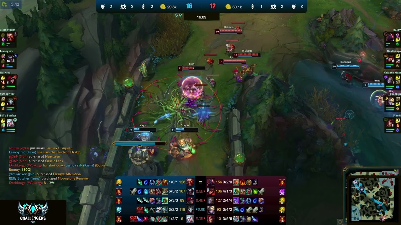 🔹[GRC] Avra🔹Rozpi -VS- 🔸[mYi] ThomasFate🔸Karim kt - LoL Ranked Replay