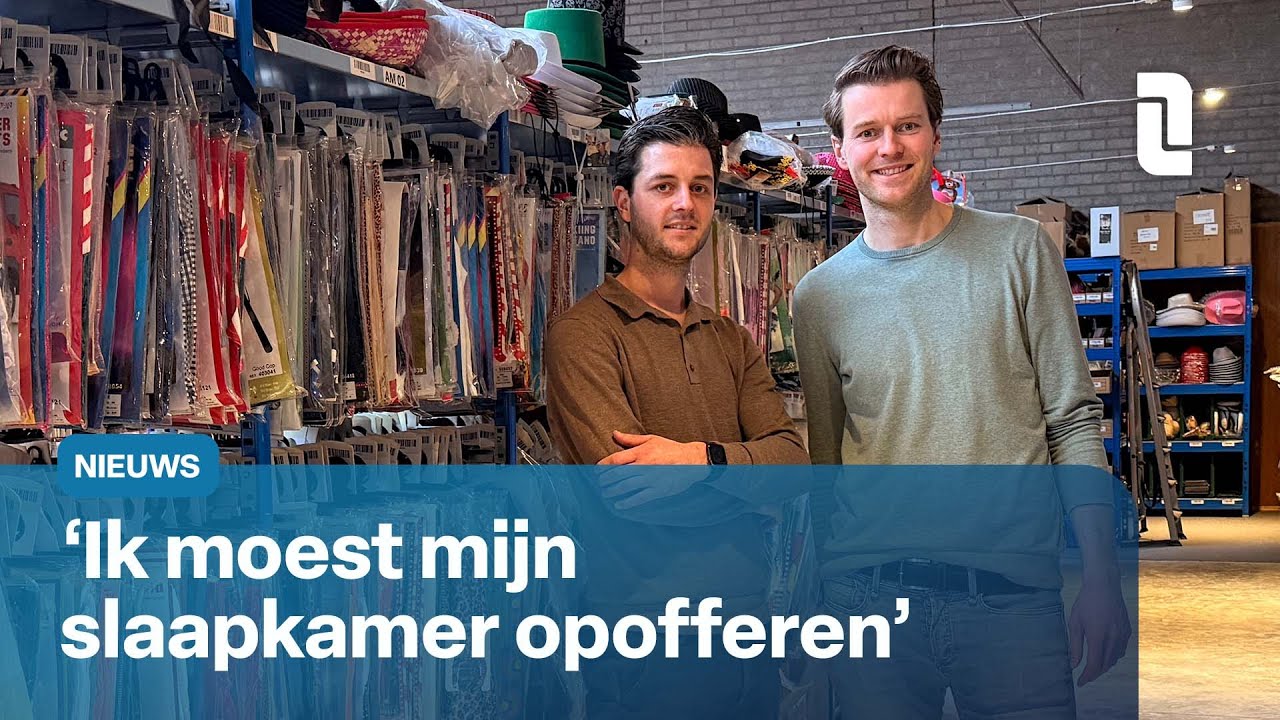 Van slaapkamer naar gigaloods in Venlo: broers verhandelen vastelaovespekskes | L1 Nieuws