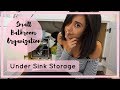 UNDER BATHROOM SINK ORGANIZATION | Small Bathroom Storage UNDER BATHROOM SINK ORGANIZATION | Small Bathroom Storage