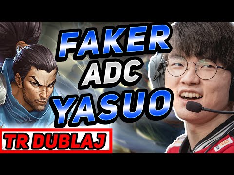 FAKER YASUO İLE HATASIZ OYNUYOR TÜRKÇE DUBLAJ (FULL MAÇ)