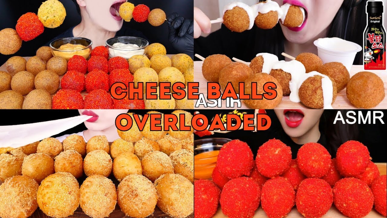#cheeseballs The Best CHEESE BALLS Mukbang ASMR Compilation #cheese #asmreating #mukbang #asmr