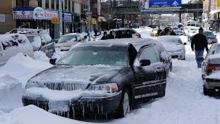 Dangerous and historic 24-hour blizzard "Stella" live from Brooklyn, New York