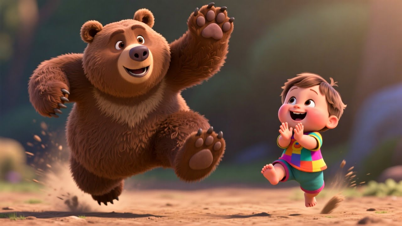 Baby Claps with Bear 🐻👏 | Fun Action Song for Babies | Baby Learning Video