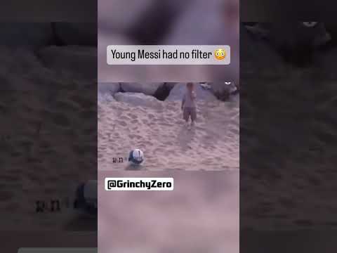 Young Messi Had No Filter Funny Memes Viral Football Messi Suiii 
