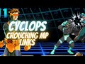 MvC2 - Cyclops Crouching MP Sequences