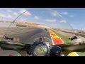 Padre en moto go pro  aragon espagne 300 kmh 