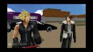Cloud e Squall - Galinha
