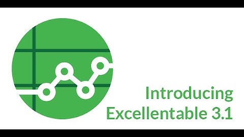 Excellentable Version 3 1