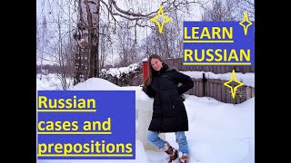 Learn Russian language | Preposition В | Russian cases