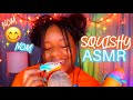 Squishy chewing asmr tingly mouth sounds  fast experimental asmr