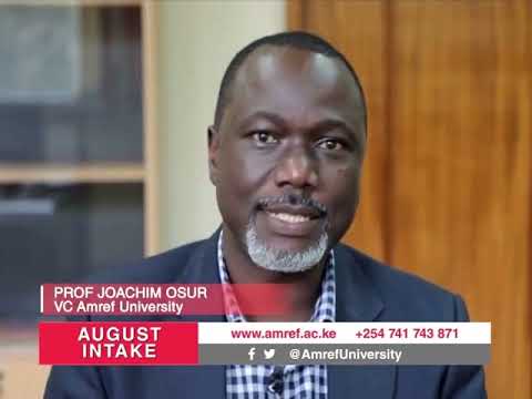 Apply now for the Amref International University August 2022 Intake