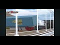 Tren choca con un vagon de trailer en el muelle Escobar 