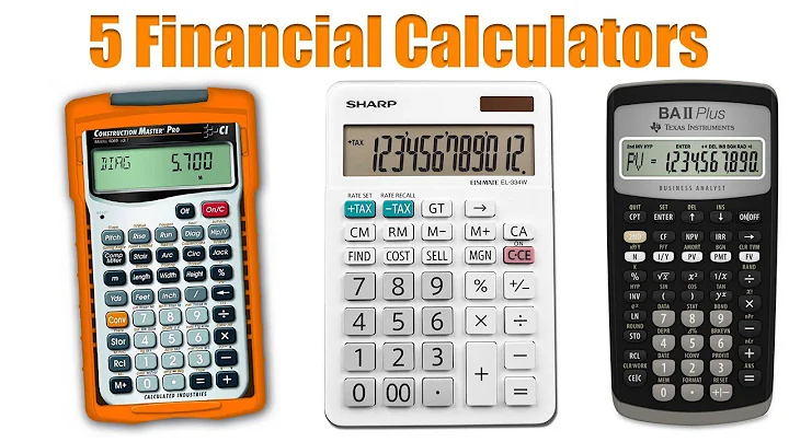 Top 5 Best Financial Calculators : Financial Calculators Reviews