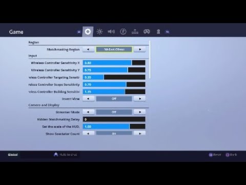 best sensitivity for accuracy and building fortnite ps4 - best fortnite ps4 sensitivity