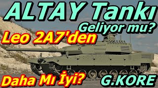 War Thunder Altay Tankı Geliyor Mu Leopard 2A7 Vs Altay Gkore Ağacı K2 Black Panther Vs Altay