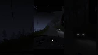 RISKY DRIVING ON HILLS IN THE DEATH OF NIGHT #bussid #shorts #viralshorts #busgame #heavydriver