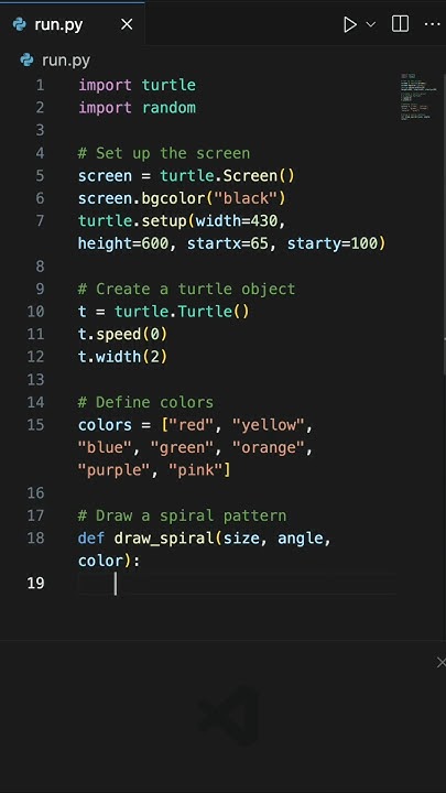 Creative Python Turtle Graphic idea #python #programming #coding - YouTube