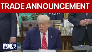 President Trump announces trade deal with UK [RAW]