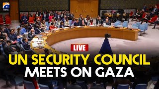 🔴 Live | UN Security Council Holds Emergency Meeting on Gaza Crisis | Geo News English