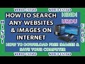 How To Search Websites and Images Download in Hindi Urdu Tutorial