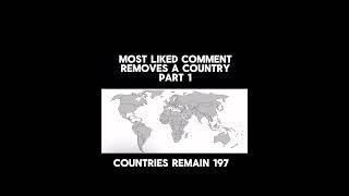 Most liked comment removes a country part 1