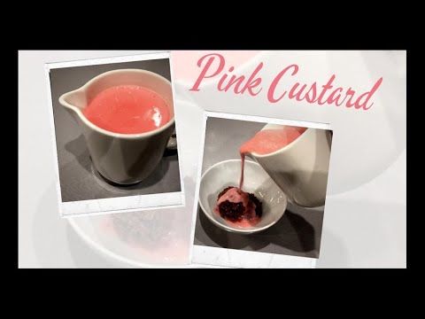 Pink CustardHomemade CustardOld School DinnersCustard Ready In 5 Minutes