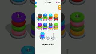 Color Hoop Stack level 67 #||All best game talent