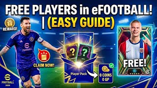 How to Get FREE Players in eFootball ⚽🔥 | Easy Guide & Free Player Pack screenshot 1