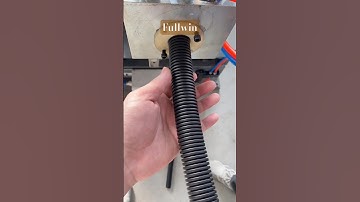 PE Single Wall Electric Conduit Corrugated Pipe Making Machine for Moldova. #extruder #plastic #PE