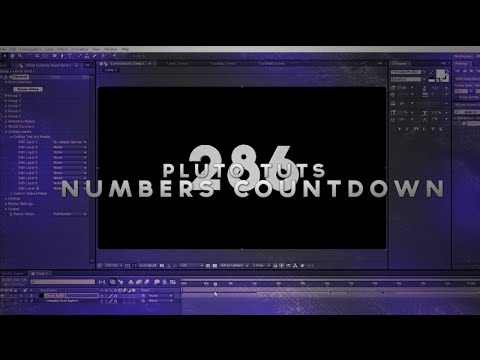 Pluto Tuts l After Effects l Numbers Countdown