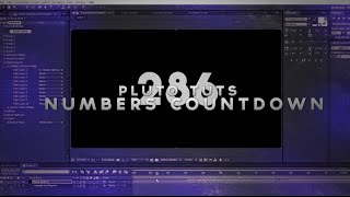 Pluto Tuts l After Effects l Numbers Countdown