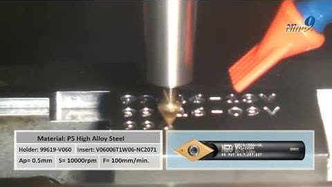 Application of Nine9 Indexable CNC Engraving Tool