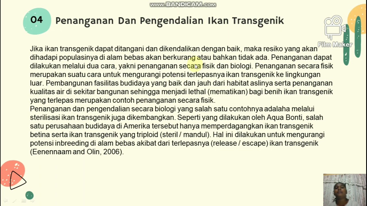 Evaluasi Resiko Aplikasi Ikan Transgenik dalam Kegiatan Budidaya