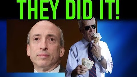 SEC FILES 130 ACTIONS! DEMOCRATS DESTRYING CRYPTO