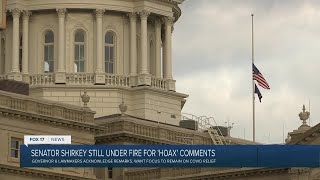 Senator Shirkey still under fire for 'hoax' comments