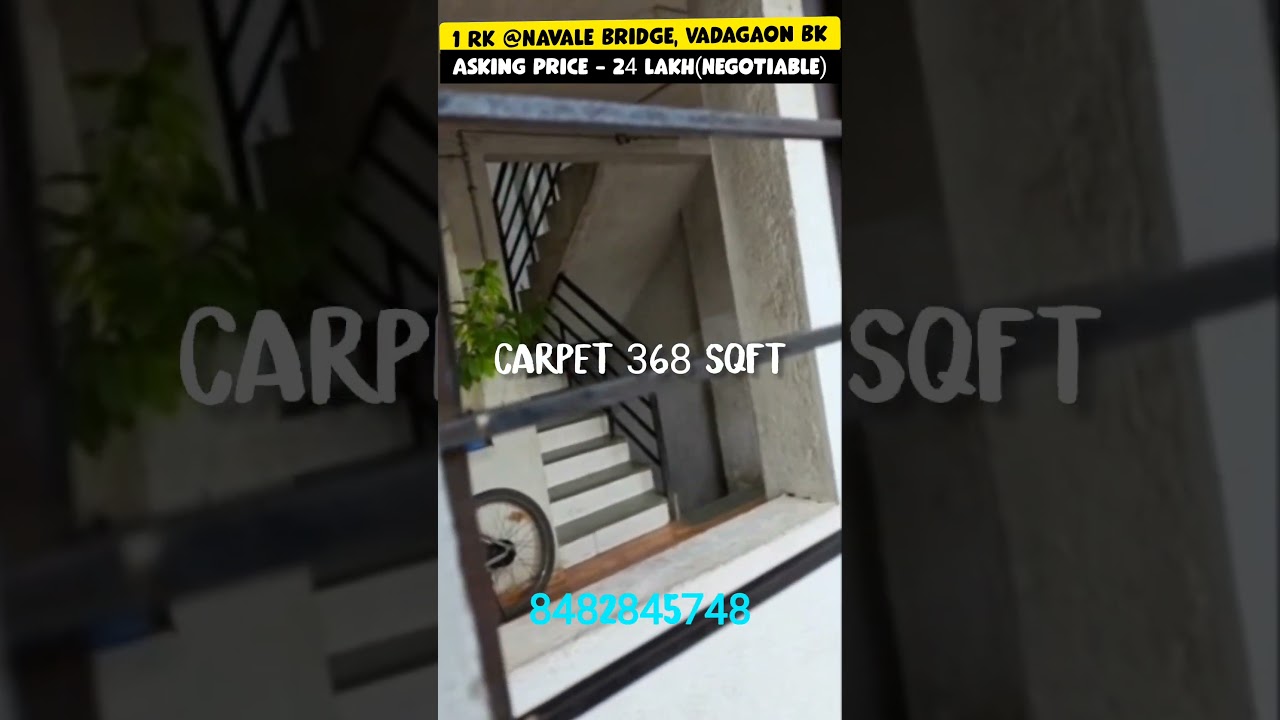 1 RK Near Navale Bridge at just 24 lakh ( negotiable) | 