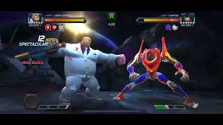 R4 6* Kingpin destroys Peni Parker on node 55 vs SSx-1 Alliance war