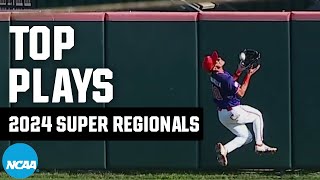 Top defensive plays from 2024 NCAA baseball super regionals